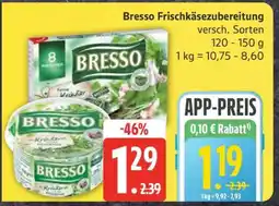 Edeka Bresso Frischkäsezubereitung Angebot