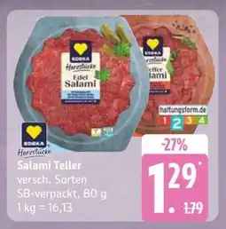 Edeka Salami-Teller Angebot