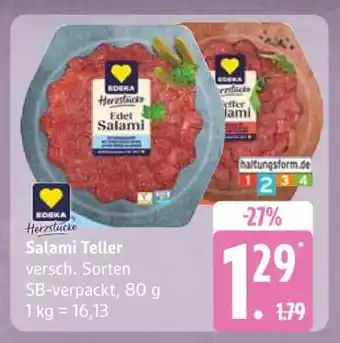 Edeka Salami-Teller Angebot