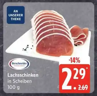 Edeka Lachsschinken in Scheiben Angebot
