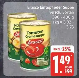 Edeka Erasco Eintopf oder Suppe Angebot