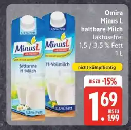 Edeka Omira Minus L haltbare Milch Angebot