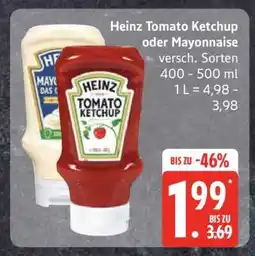 Edeka Heinz Tomato Ketchup oder Mayonnaise Angebot