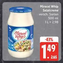 Edeka MIRACEL WHIP Salatcreme Angebot