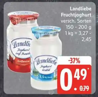 Edeka LANDLIEBE Fruchtjoghurt Angebot