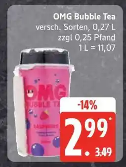 Edeka OMG Bubble Tea Angebot
