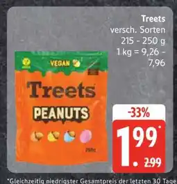 Edeka Treets Peanuts Angebot