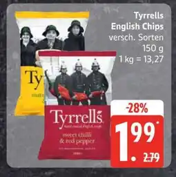 Edeka Tyrrells English Chips Angebot