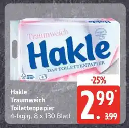 Edeka Hakle Traumweich Toilettenpapier Angebot
