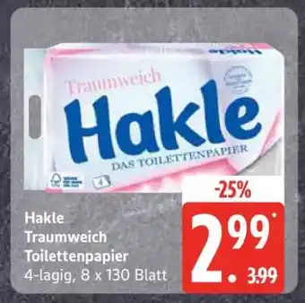 Edeka Hakle Traumweich Toilettenpapier Angebot