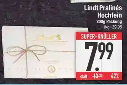 Edeka LINDT Pralinés Hochfein Angebot