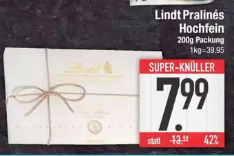 Edeka LINDT Pralinés Hochfein Angebot