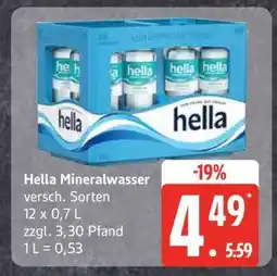 Edeka Hella Mineralwasser Angebot