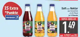 Edeka Saft oder Nektar Angebot