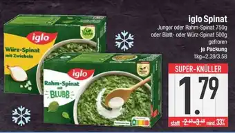 Edeka Iglo Spinat Angebot