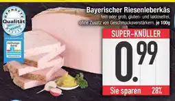 Edeka Bayerischer Riesenleberkäs Angebot