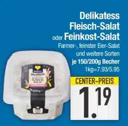 Edeka Delikatess Fleisch-Salat oder Feinkost-Salat Angebot