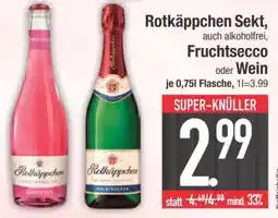 Edeka Rotkäppchen Sekt, Fruchtsecco oder Wein Angebot