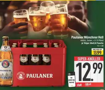 Edeka Paulaner Münchner Hell Angebot