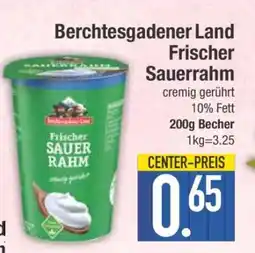 Edeka Berchtesgadener Land Frischer Sauerrahm Angebot