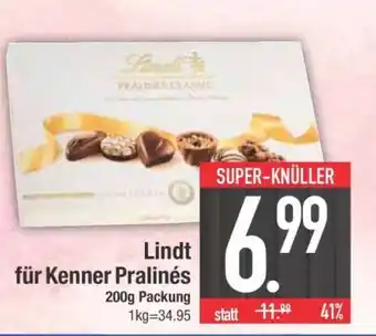 Edeka Lindt für Kenner Pralinés Angebot