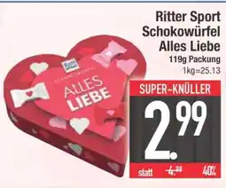Edeka Ritter Sport Schokowürfel Alles Liebe Angebot