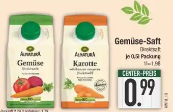 Edeka Alnatura Gemüse-Saft Angebot