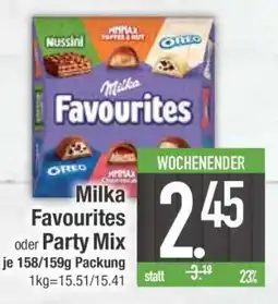 Edeka MILKA Favourites oder Party-Mix Angebot