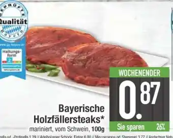 Edeka Bayerische Holzfällersteaks Angebot