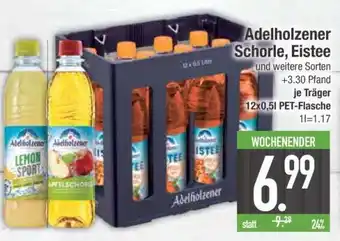 Edeka Adelholzener Schorle, Eistee Angebot