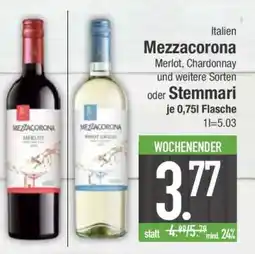 Edeka Mezzacorona oder Stemmari Angebot