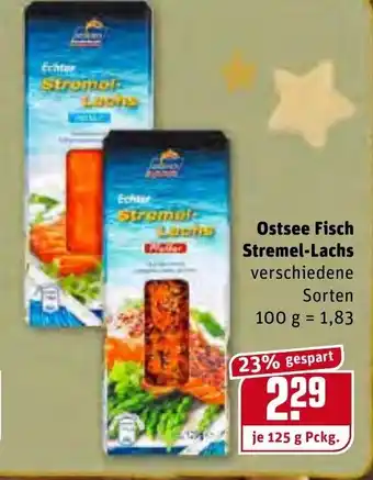 REWE Ostsee Fisch Stremel-Lachs 100g Angebot