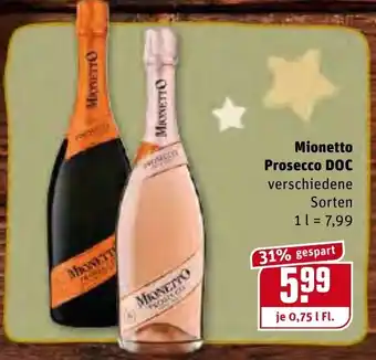 REWE Mionette Prosecco DOC 1L Angebot