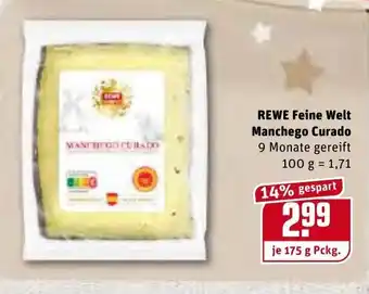 REWE REWE Feine Welt Manchego Curado 100g Angebot