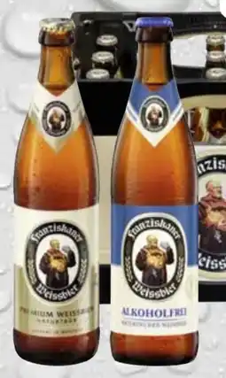 trinkgut Franziskaner Weissbier Naturtrüb Angebot