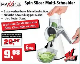 Thomas Philipps Maxxmee Spin Slicer Multi Schneider Angebot