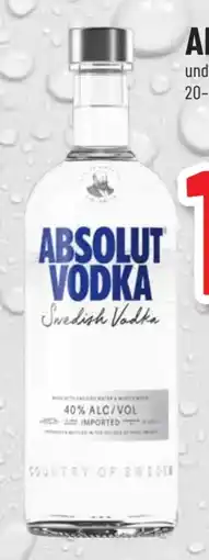 trinkgut Absolut Vodka Angebot