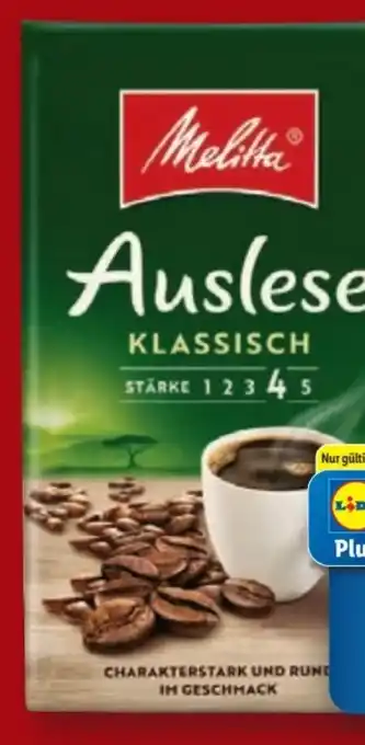 Lidl Melitta Kaffee Auslese Angebot