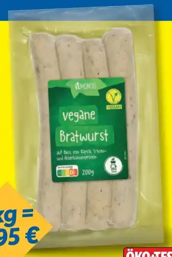 Lidl Vemondo Vegane Bratwurst Angebot