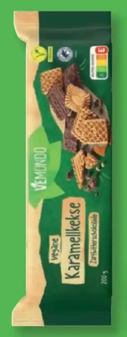 Lidl Vemondo Vegane Karamellkekse Zartbitterschokolade Angebot