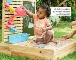 Lidl Playtive Sandkasten mit Wasserspielwand Angebot