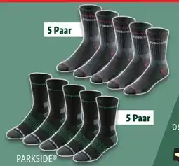 Lidl Parkside Arbeitssocken 5 Paar Angebot