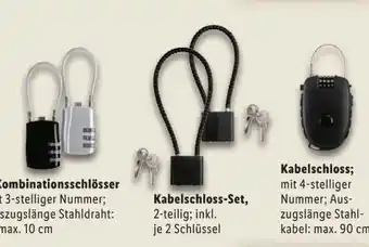 Lidl Kabelschloss Angebot