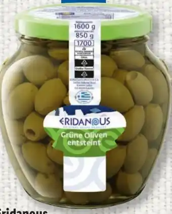 Lidl Eridanous Grüne Oliven Angebot