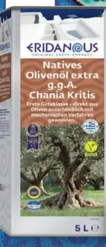 Lidl Eridanous Natives Olivenöl Extra Chania Kritis Angebot