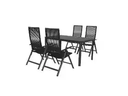 Lidl Livarno Home Alu-Rope-Gartenmöbelset 5-tlg. Serie Miami Angebot