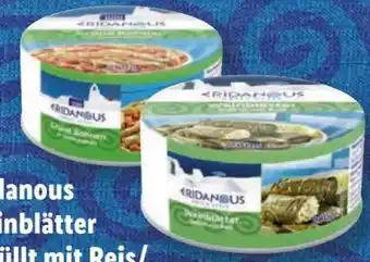 Lidl Eridanous Gefüllte Weinblätter Angebot