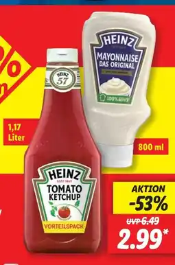 Lidl Heinz Tomaten Ketchup Angebot