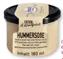 Scheck-in-Center Scheck-in Manufaktur H. Wohlfahrt Hummersoße Angebot