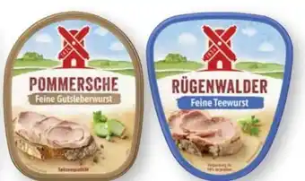Scheck-in-Center Rügenwalder Mühle Pommersche Leberwurst Angebot